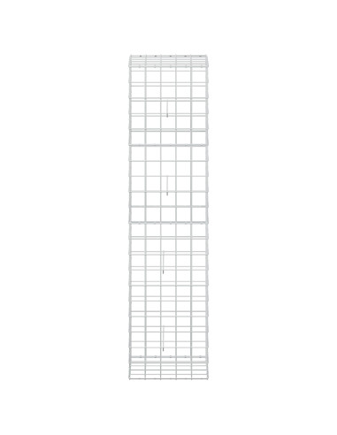 Gabione con Filo da 3,5 mm e Rete da 10x10 cm 50x50x200 cm