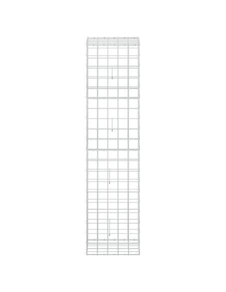 Gabione con Filo da 3,5 mm e Rete da 10x10 cm 50x50x200 cm