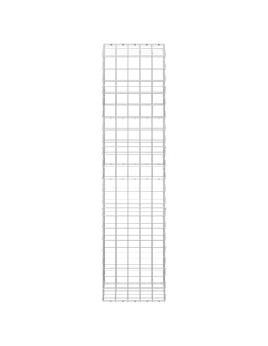 Gabione con Filo da 3,5 mm e Rete da 10x10 cm 50x50x200 cm