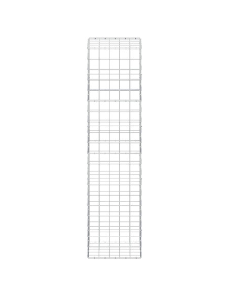 Gabione con Filo da 3,5 mm e Rete da 10x10 cm 50x50x200 cm