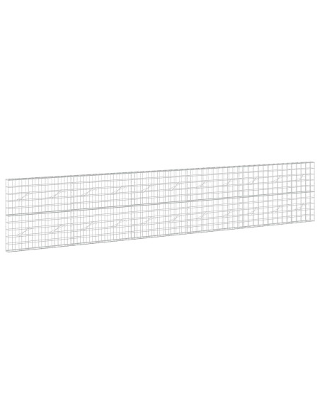 Gabione con Filo da 3,5 mm e Rete da 10x10 cm 550x10x100 cm