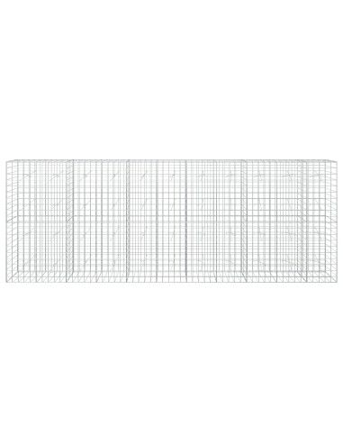 Gabione con Filo da 3,5 mm e Rete da 10x10 cm 550x20x200 cm