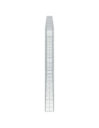 Gabione con Filo da 3,5 mm e Rete da 10x10 cm 550x20x200 cm