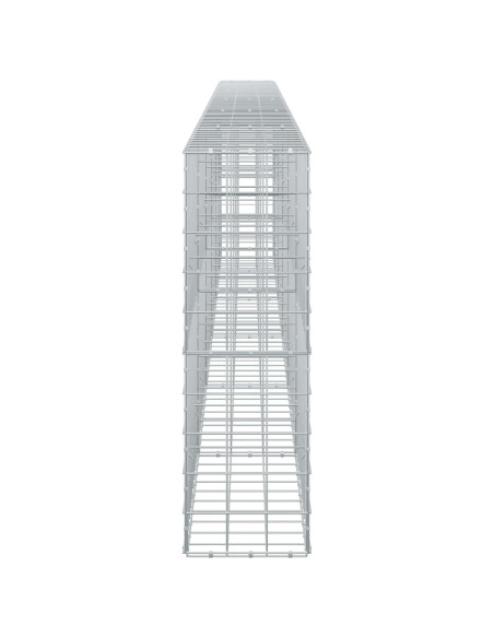Gabione con Filo da 3,5 mm e Rete da 10x10 cm 550x30x100 cm