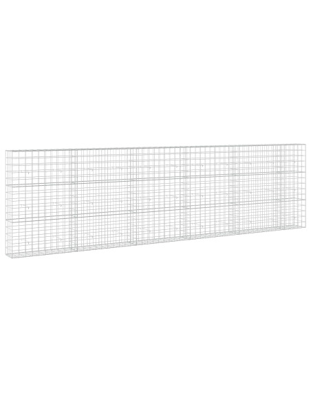 Gabione con Filo da 3,5 mm e Rete da 10x10 cm 550x30x150 cm