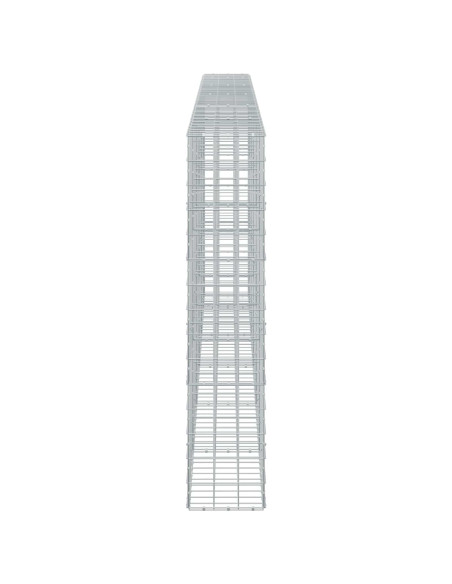 Gabione con Filo da 3,5 mm e Rete da 10x10 cm 550x30x150 cm