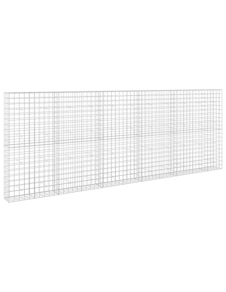 Gabione con Filo da 3,5 mm e Rete da 10x10 cm 550x30x200 cm