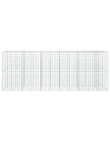 Gabione con Filo da 3,5 mm e Rete da 10x10 cm 550x30x200 cm