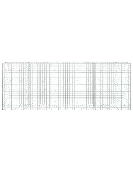 Gabione con Filo da 3,5 mm e Rete da 10x10 cm 550x30x200 cm
