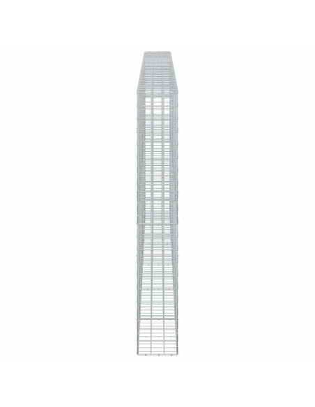 Gabione con Filo da 3,5 mm e Rete da 10x10 cm 550x30x200 cm