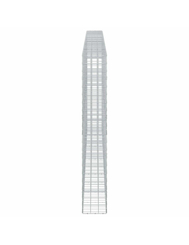 Gabione con Filo da 3,5 mm e Rete da 10x10 cm 550x30x200 cm