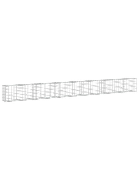 Gabione con Filo da 3,5 mm e Rete da 10x10 cm 550x30x50 cm