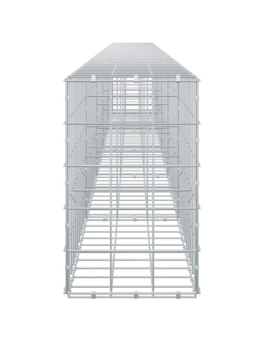 Gabione con Filo da 3,5 mm e Rete da 10x10 cm 550x30x50 cm