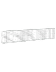 Gabione con Filo da 3,5 mm e Rete da 10x10 cm 550x50x100 cm 2
