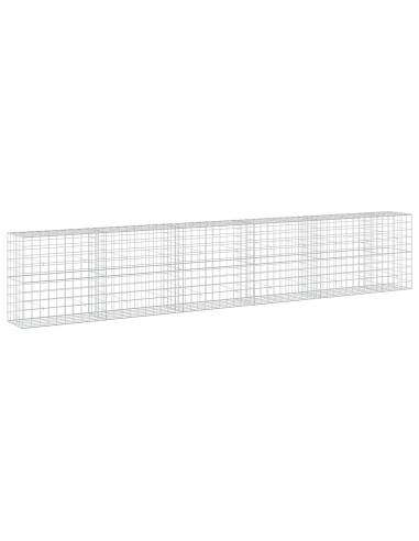 Gabione con Filo da 3,5 mm e Rete da 10x10 cm 550x50x100 cm