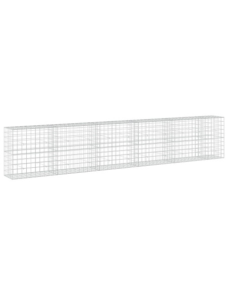 Gabione con Filo da 3,5 mm e Rete da 10x10 cm 550x50x100 cm