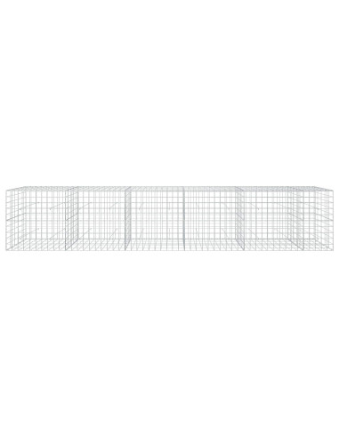 Gabione con Filo da 3,5 mm e Rete da 10x10 cm 550x50x100 cm