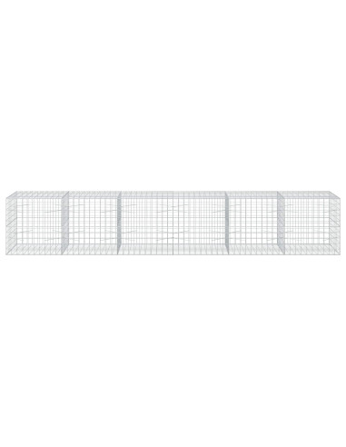 Gabione con Filo da 3,5 mm e Rete da 10x10 cm 600x100x100 cm