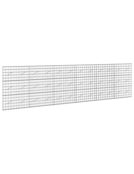 Gabione con Filo da 3,5 mm e Rete da 10x10 cm 600x10x150 cm