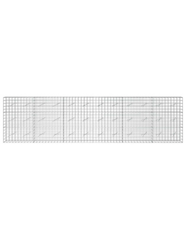 Gabione con Filo da 3,5 mm e Rete da 10x10 cm 600x10x150 cm