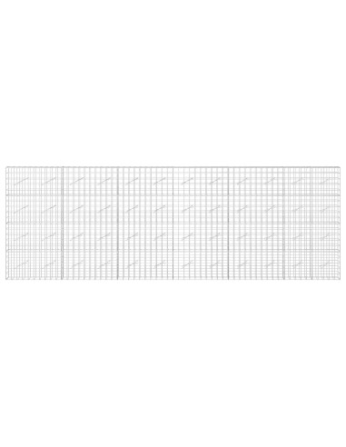 Gabione con Filo da 3,5 mm e Rete da 10x10 cm 600x10x200 cm