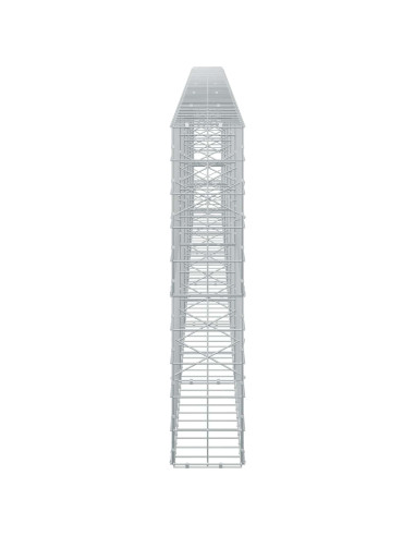 Gabione con Filo da 3,5 mm e Rete da 10x10 cm 600x20x100 cm