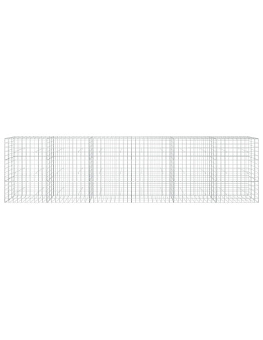 Gabione con Filo da 3,5 mm e Rete da 10x10 cm 600x30x150 cm