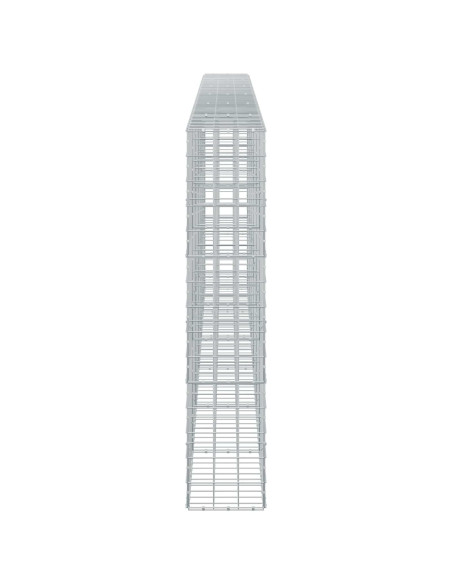 Gabione con Filo da 3,5 mm e Rete da 10x10 cm 600x30x150 cm