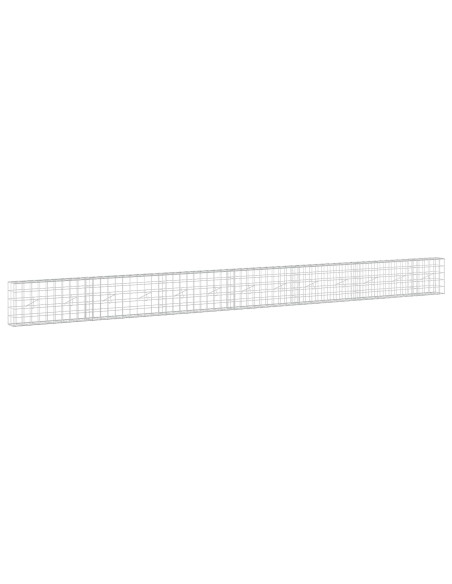 Gabione con Filo da 3,5 mm e Rete da 10x10 cm 650x20x50 cm