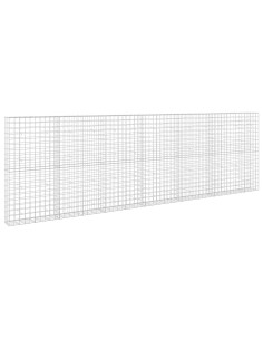 Gabione con Filo da 3,5 mm e Rete da 10x10 cm 650x30x200 cm 2