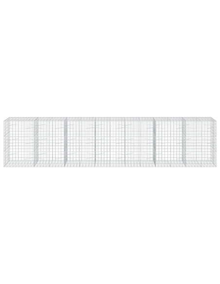 Gabione con Filo da 3,5 mm e Rete da 10x10 cm 700x100x150 cm