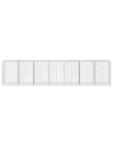 Gabione con Filo da 3,5 mm e Rete da 10x10 cm 700x100x150 cm
