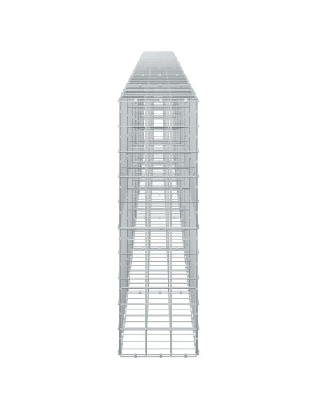 Gabione con Filo da 3,5 mm e Rete da 10x10 cm 700x30x100 cm