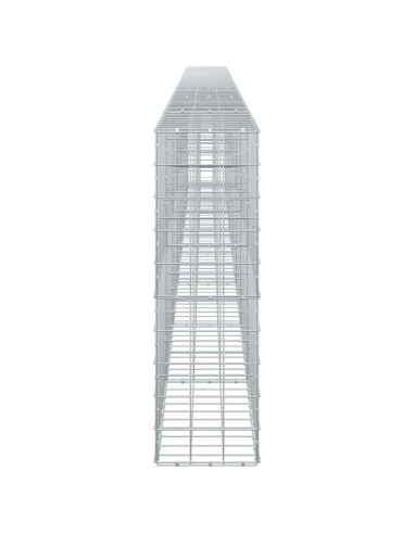 Gabione con Filo da 3,5 mm e Rete da 10x10 cm 700x30x100 cm