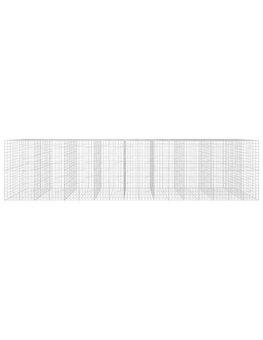 Gabione con Filo da 3,5 mm e Rete da 10x10 cm 850x100x200 cm