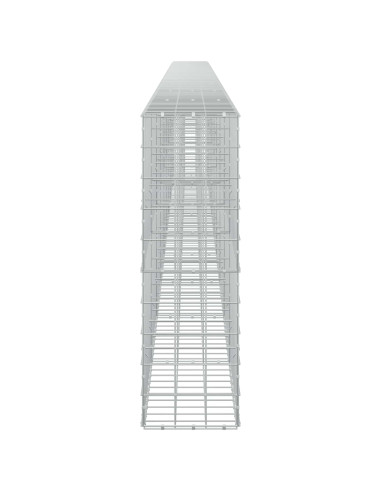 Gabione con Filo da 3,5 mm e Rete da 10x10 cm 900x30x100 cm