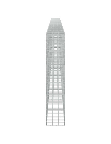 Gabione con Filo da 3,5 mm e Rete da 10x10 cm 900x30x150 cm