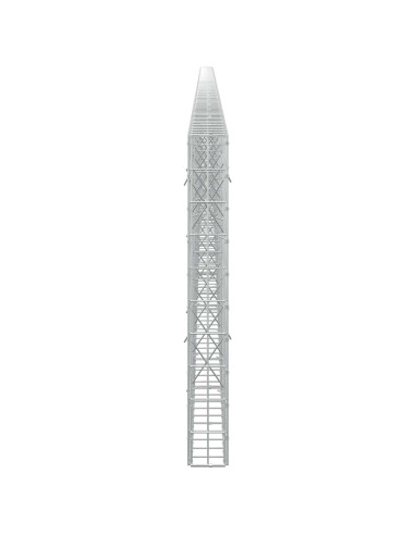 Gabione con Filo da 3,5 mm e Rete da 5x10 cm 1000x10x100 cm