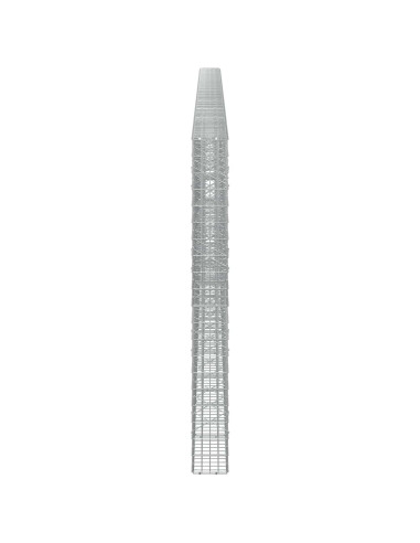 Gabione con Filo da 3,5 mm e Rete da 5x10 cm 1000x20x200 cm