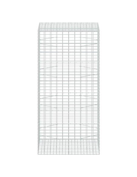 Gabione con Filo da 3,5 mm e Rete da 5x10 cm 100x100x200 cm