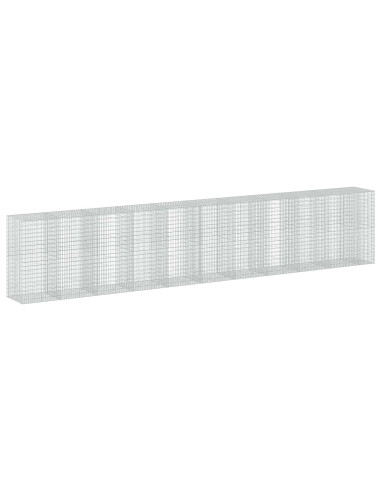 Gabione con Filo da 3,5 mm e Rete da 5x10 cm 1050x100x200 cm