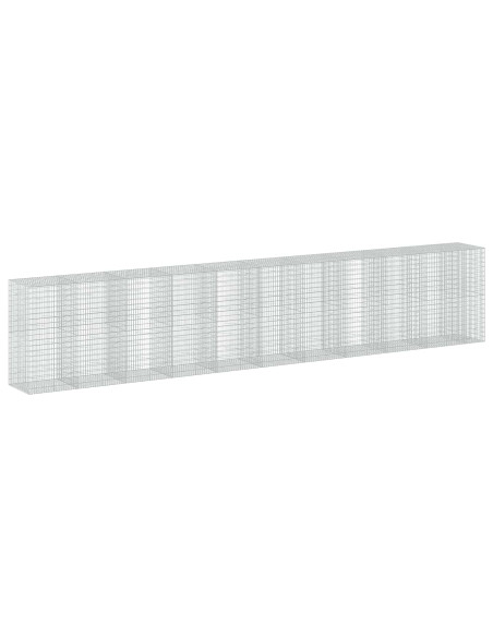 Gabione con Filo da 3,5 mm e Rete da 5x10 cm 1050x100x200 cm