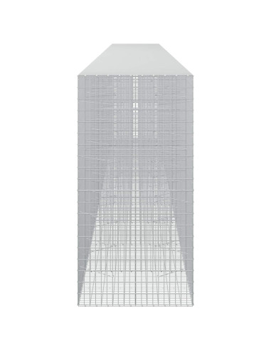 Gabione con Filo da 3,5 mm e Rete da 5x10 cm 1050x100x200 cm
