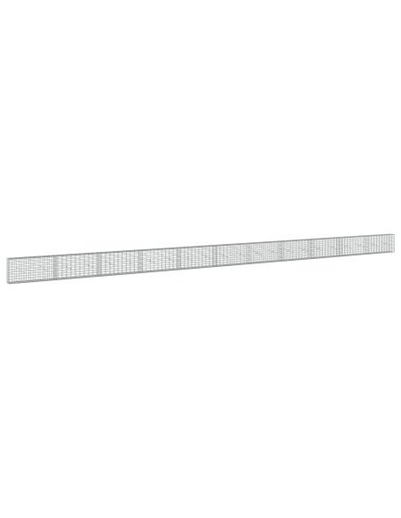 Gabione con Filo da 3,5 mm e Rete da 5x10 cm 1100x20x50 cm