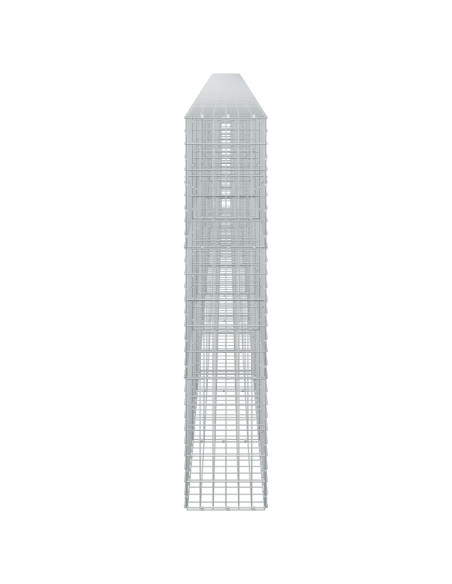 Gabione con Filo da 3,5 mm e Rete da 5x10 cm 1100x30x150 cm