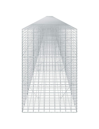 Gabione con Filo da 3,5 mm e Rete da 5x10 cm 1150x100x150 cm