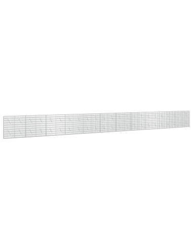 Gabione con Filo da 3,5 mm e Rete da 5x10 cm 1150x10x100 cm