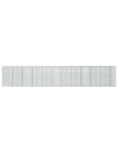 Gabione con Filo da 3,5 mm e Rete da 5x10 cm 1150x20x200 cm