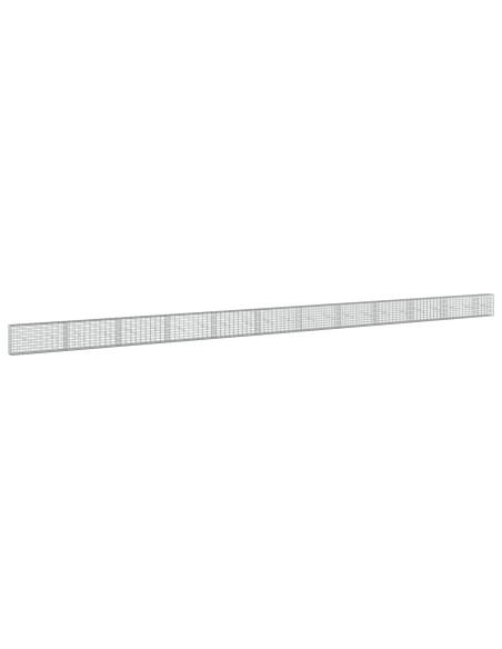 Gabione con Filo da 3,5 mm e Rete da 5x10 cm 1150x20x50 cm