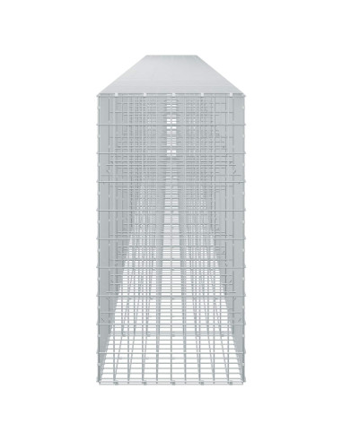 Gabione con Filo da 3,5 mm e Rete da 5x10 cm 1150x50x100 cm